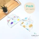 2pc Combo - Muslin Nappy
(0-3M)