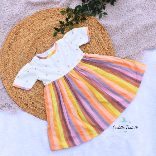 Stripey-Soft Cotton Frock