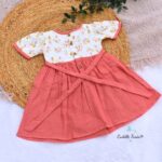 Peachy-Soft Cotton Frock - Image 3